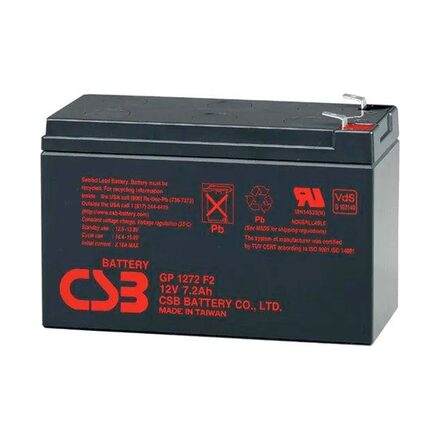 Baterias CSB VRLA 12V 7.2AH GP1272 (28W)