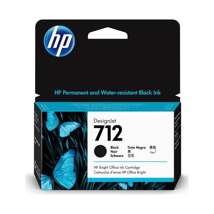Cartucho de Tinta HP 712 Preto PLUK 38ml 3ED70A