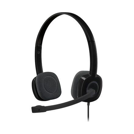 Headset Logitech H151 Preto estéreo analógico 981