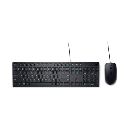 Kit Teclado e Mouse Dell CSG KM300C com Fio Preto