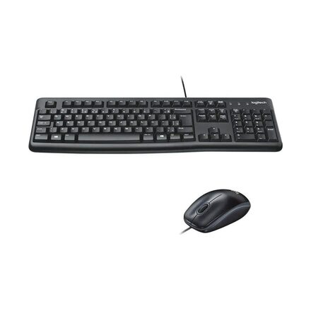 Kit Teclado e Mouse Logitech MK120 Preto USB
