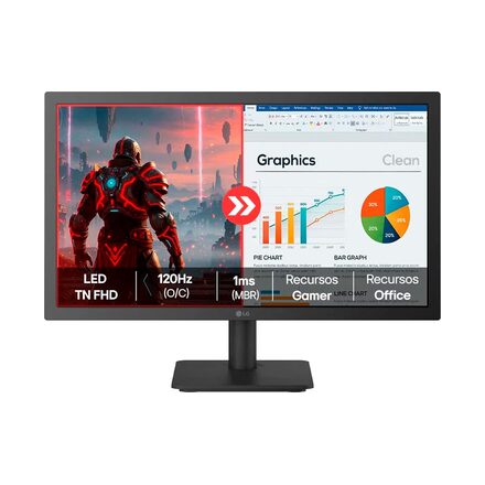 Monitor LG 22U403A-B 22” FHD 1ms 120Hz Flicker Safe HDMI Dynamic Action Sync