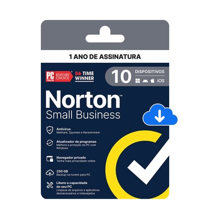 Norton Small Business 250GB 10 dispositivos 12 meses ESD