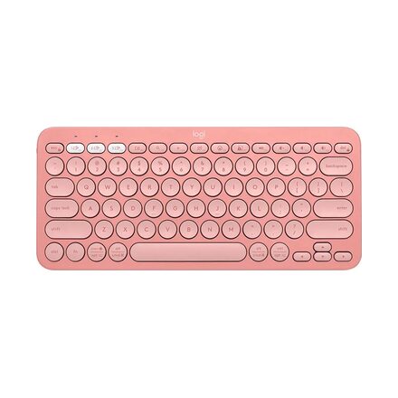 Teclado Logitech Pebble Keys 2 K380 Bluetooth Rosa